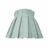 Solid Box Pleat Lamp Shade | Seafoam