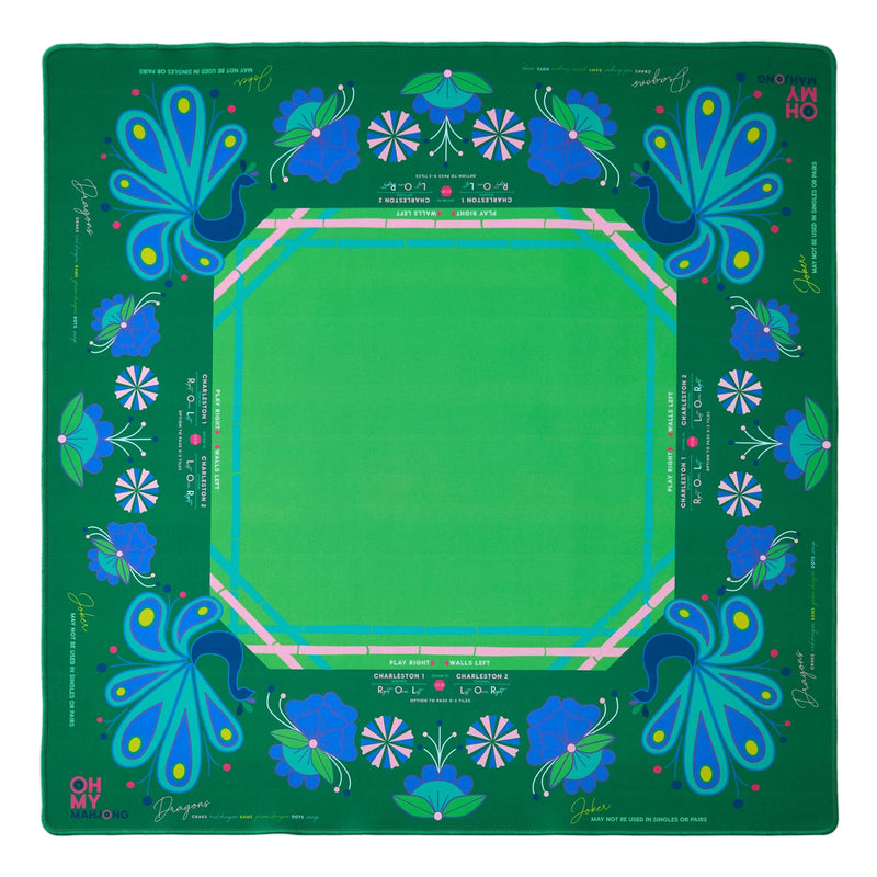 Birdie Green Mahjong Mat