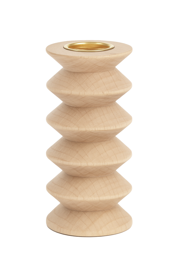 Medium Totem Wooden Candle Holder