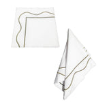 Wave Cotton 100% Napkin: Olive Green