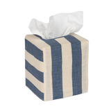 Square Tangier Stripe Tissue Box Cover