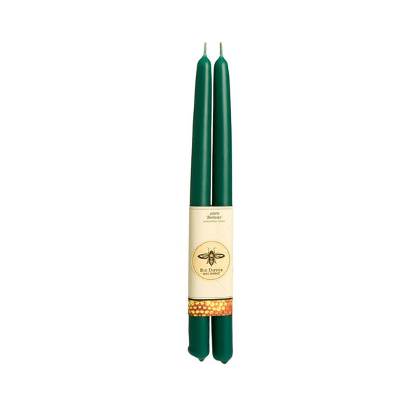100% Pure Beeswax Taper Candles –  Forest