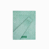 BLOCK-PRINTED CELADON GREEN FLORAL STRIPE PICTURE FRAME
