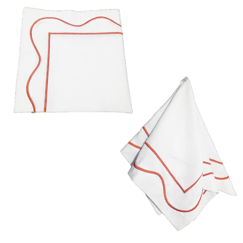 Wave Cotton 100% Napkin: Olive Green