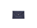 M envelope - leather paper holder: Navy