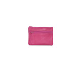 Upcycled leather wallet : Menthe