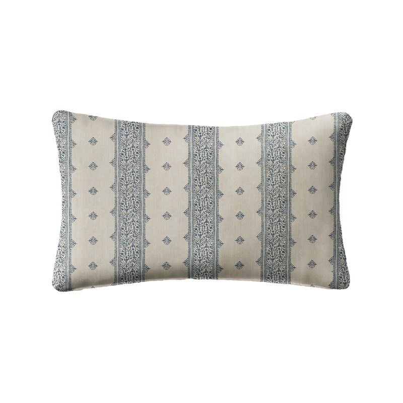 Fez Blue/Natural Pillow Cover