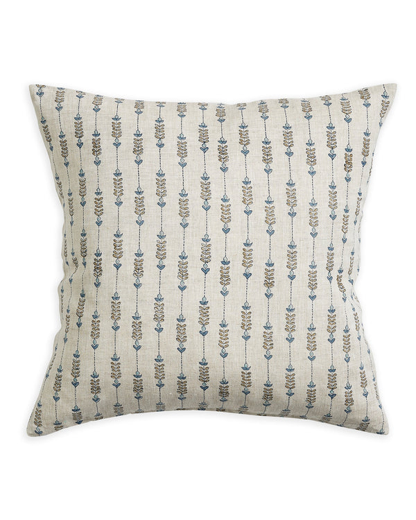 Geneva Fresh Azure Linen Pillow Cover