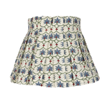 Peacock Palm Grove Linen Box Pleat Lampshade