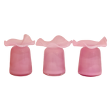 Pink Ruffle Bud Vase