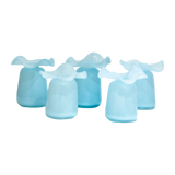 Powder Blue Ruffle Bud Vase