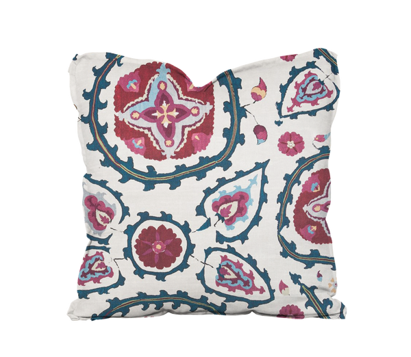 Sultan Suzani Indigo Pillow Cover