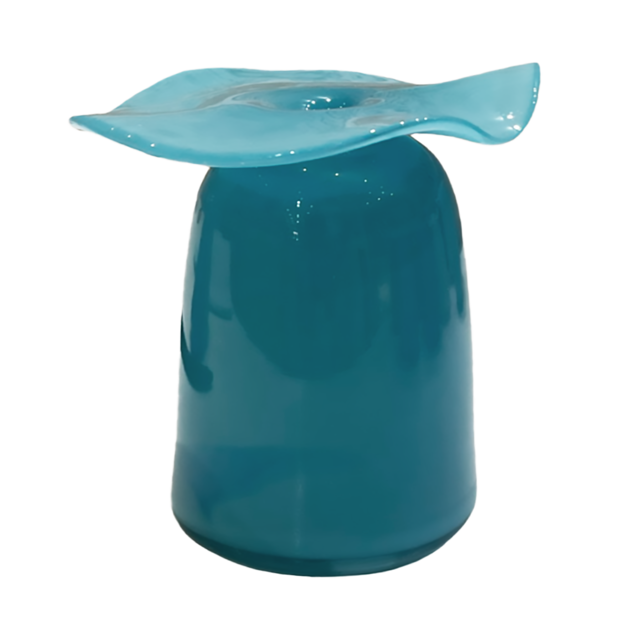 Teal Ruffle Bud Vase – Well Made Home