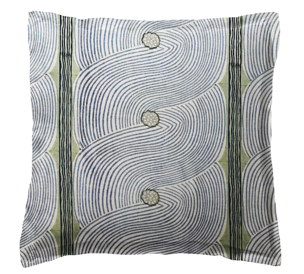 Harper Blue Pillow Cover