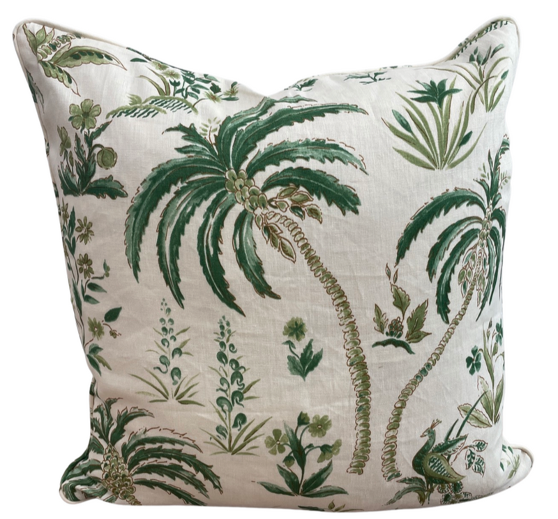 Pasha Green (Palm) Pillow Cover
