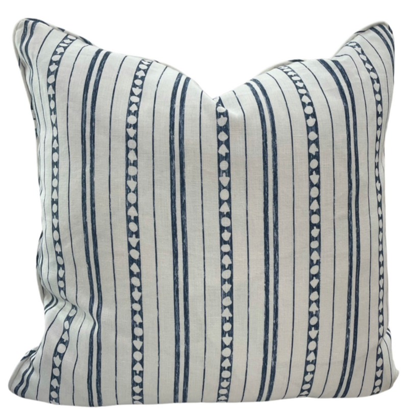 Charleston Arno on Oyster Pillow Cover