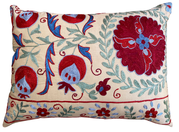 Embroidered Floral Multi Pillow Cover
