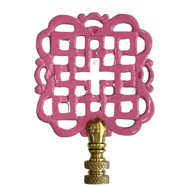 Lamp Finial-Pink