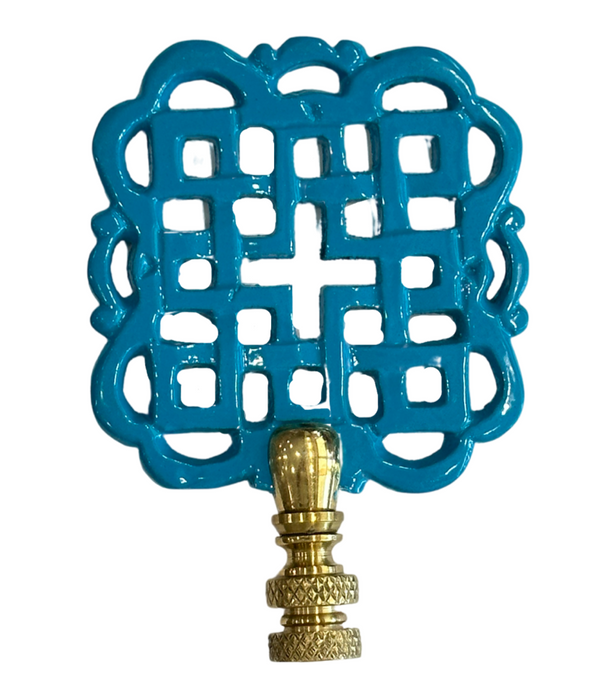 Lamp Finial-Turquoise
