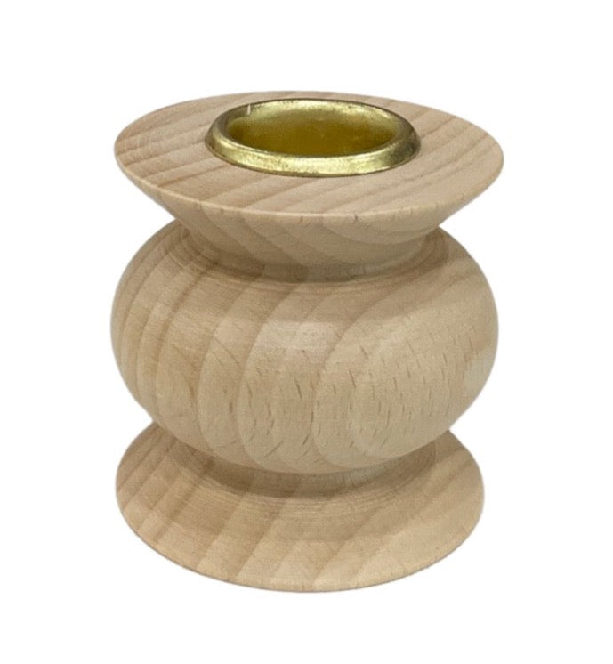 Totem Wooden Candle Holder 2- Small