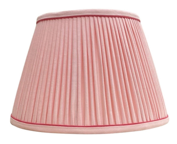 Light Pink with Hibiscus Trim Lampshade