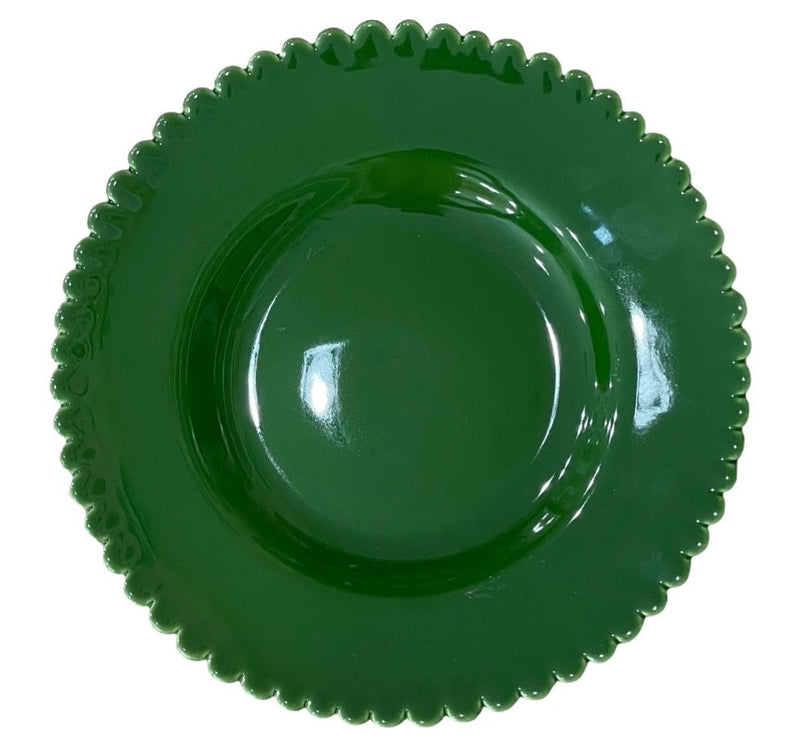 Scallop Salad Plate- Green