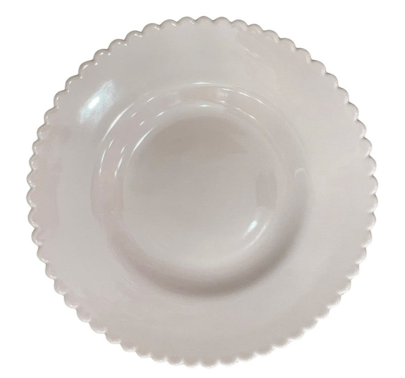 Scallop  Dinner Plate- Pink