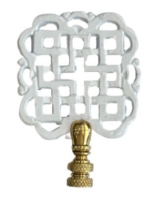 Lamp Finial-White