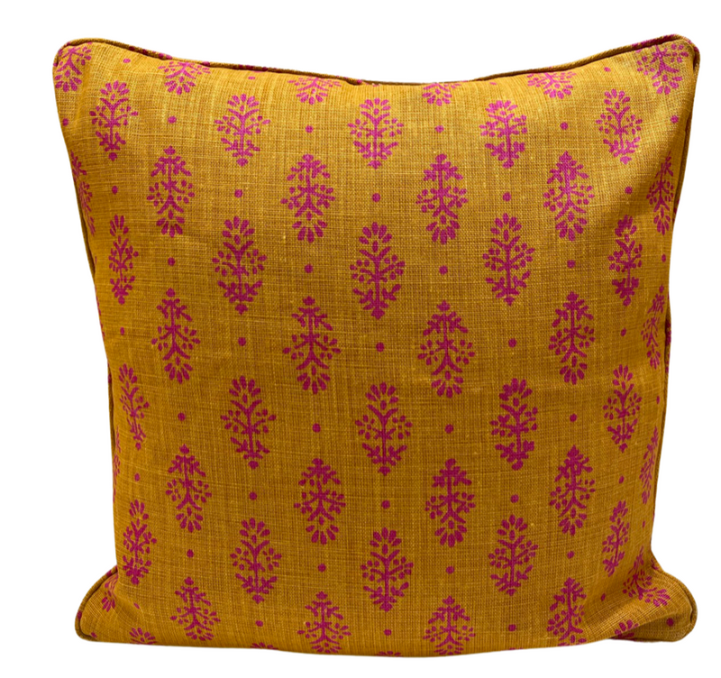 Rajkot Saffron Pillow Cover