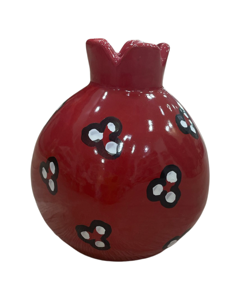 Pomegranate Red Vase