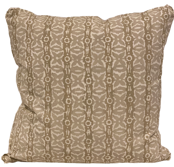 Monarch Light Flax Pillow Cover