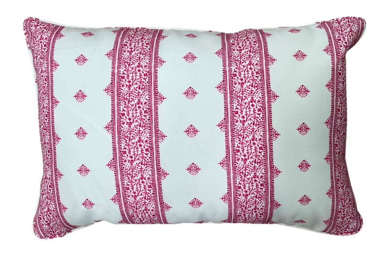 Fez Raspberry Outdoor Pillow Cover