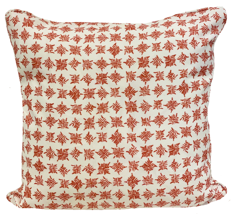 Firefly Outdoor Coral Pillow