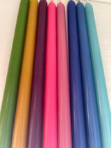 Cobalt Blue 10" Beeswax Taper Candle