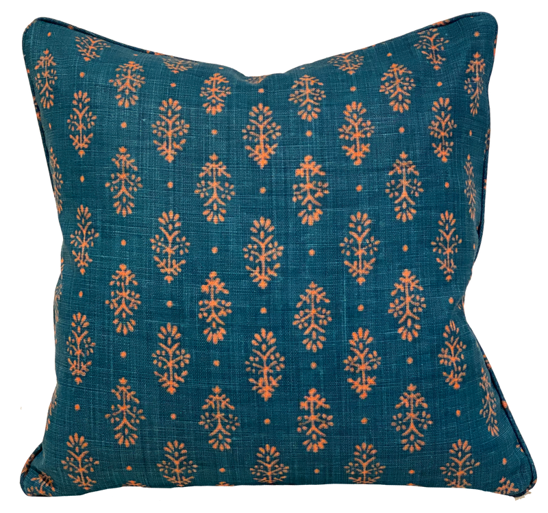 Rajkot Peacock Pillow Cover