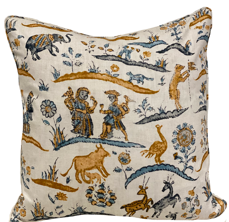 Indian Story Curry Pillow Cover