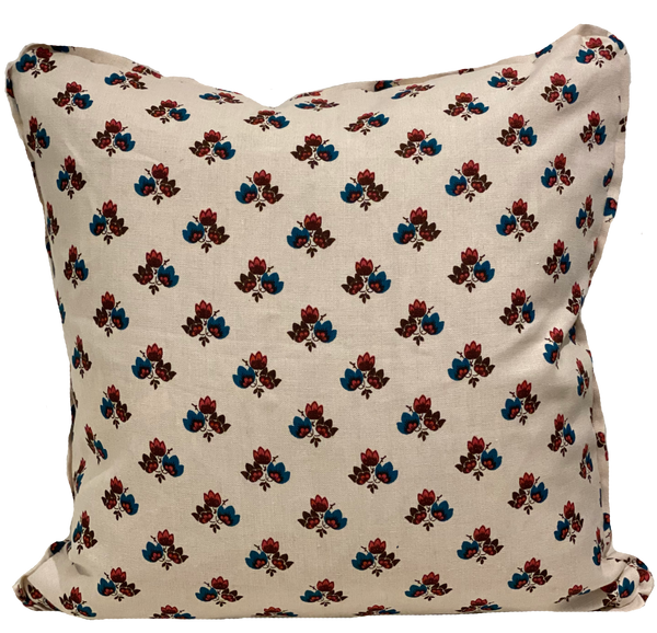 Beatrice Teal Pillow Cover