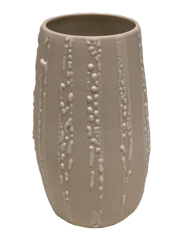 Textured Ivory Vase