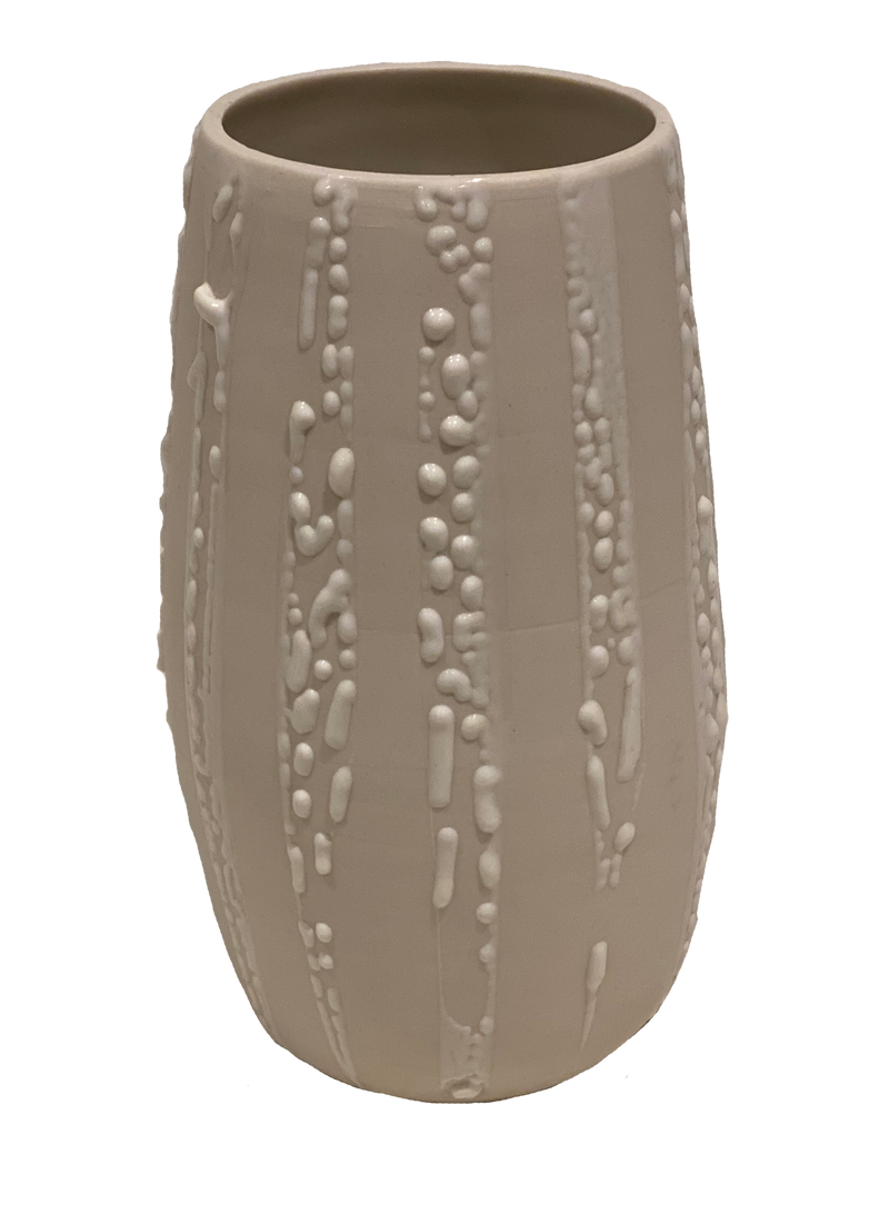 Textured Ivory Vase