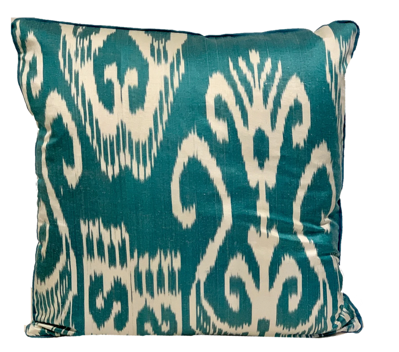 Berna Silk Ikat Pillow Cover