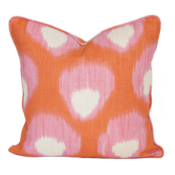Bukhara Orange Pillow Cover