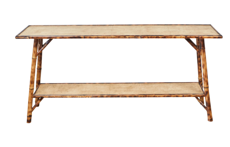 Custom Bamboo Console Table