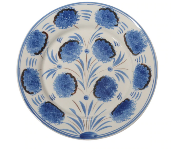 Blue Flower Dinner Plate