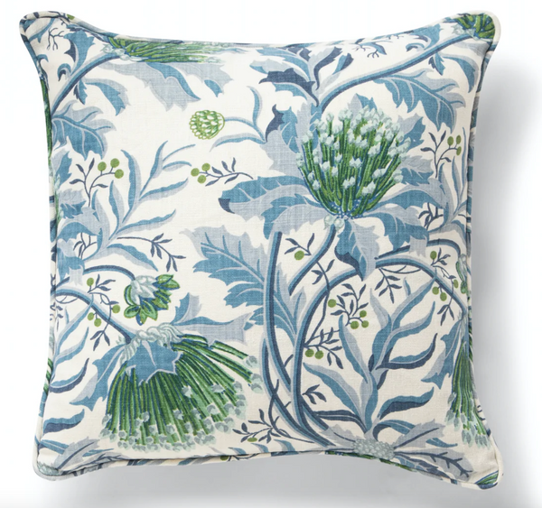 Matchstick Banksia Blue Pillow Cover