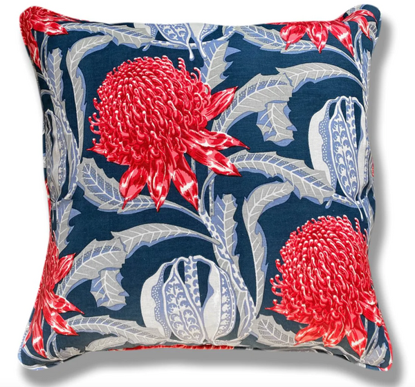 State of Waratah Heritage Pillow Cover