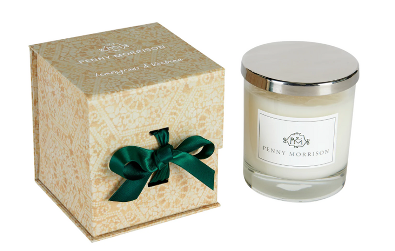 Penny Morrison Lemongrass & Verbena Scented Candle with Box