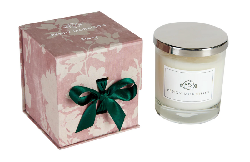 Penny Morrison Peony Scented Candle with Box
