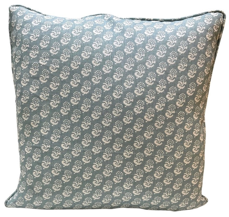 Rambagh Sky Blue Pillow Cover