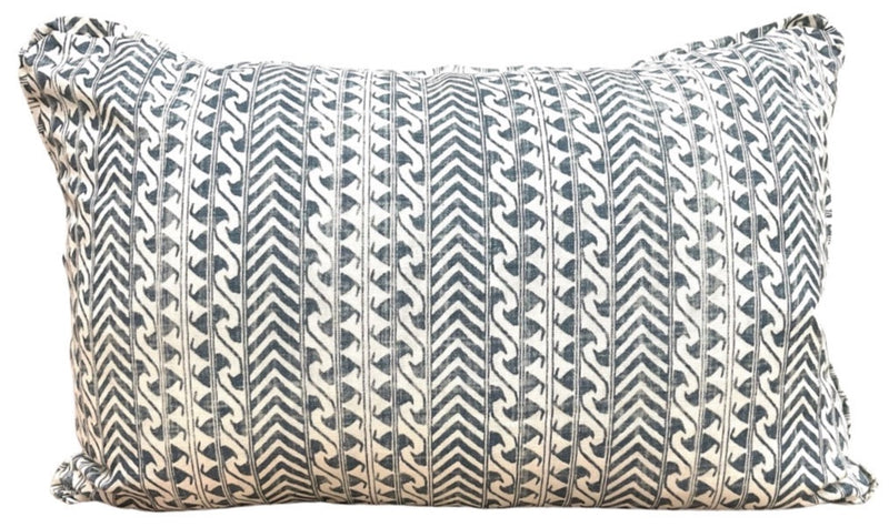 Luxor Indigo Oyster Pillow Cover