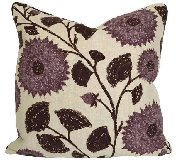 Celandine Mulberry Pillow Cover